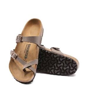 Birkenstock Mayari Mocca Leather Sandals